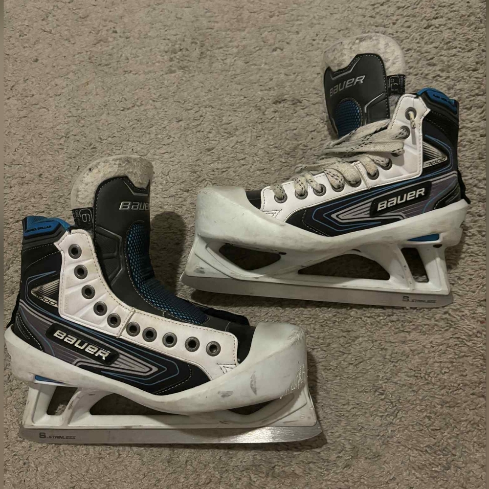 Bauer Reactor 7000 Ice Hockey Goalie Skates, Size 6 (Width D)